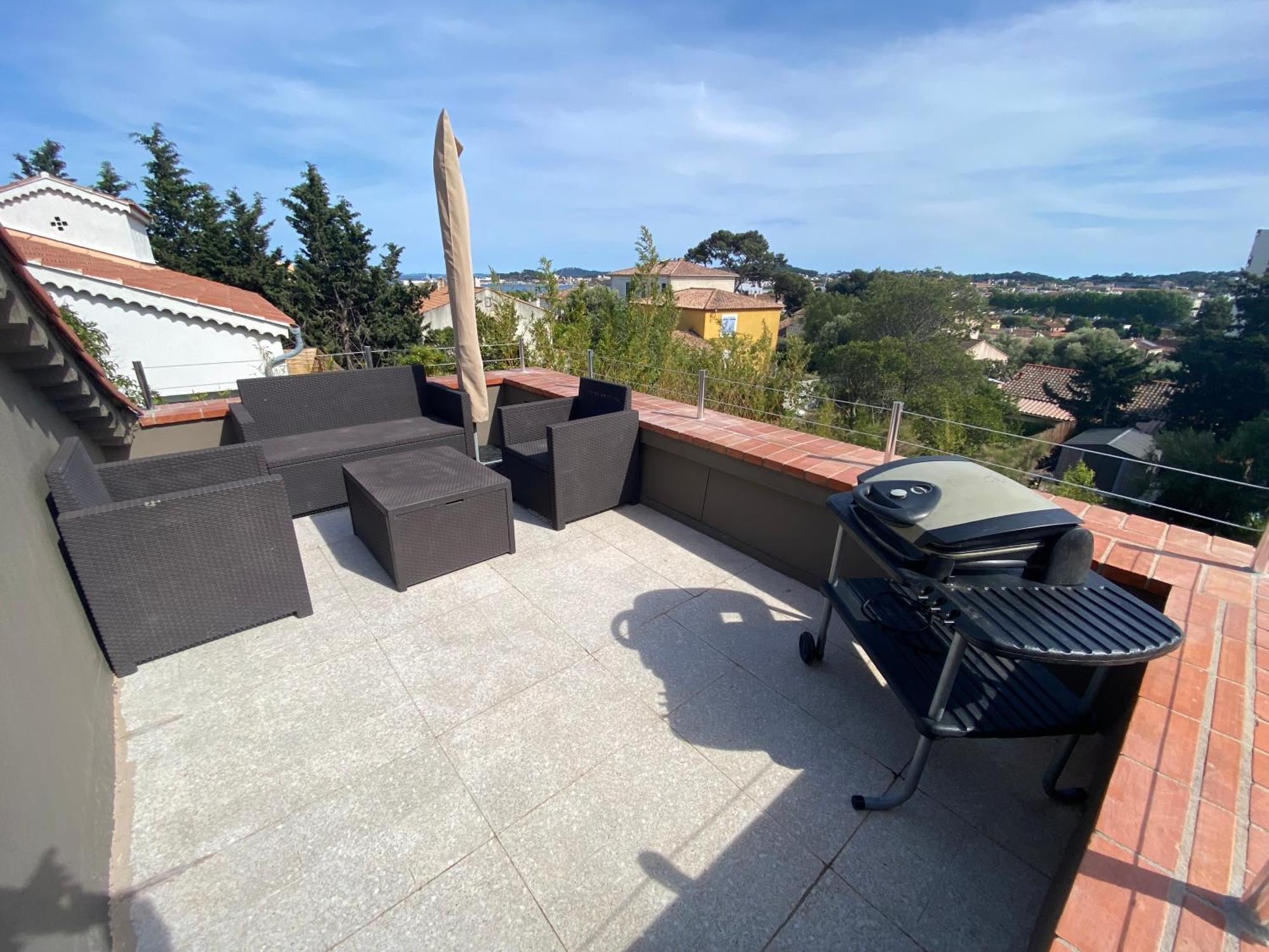 Haut De Villa Vue Mer La Seyne-sur-Mer Exteriér fotografie